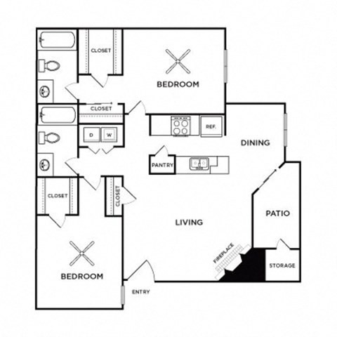 Forty200 B2 Floor Plan